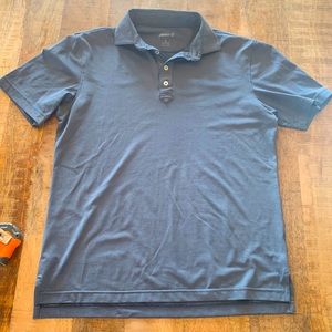 Johnnie-O gray golf shirt